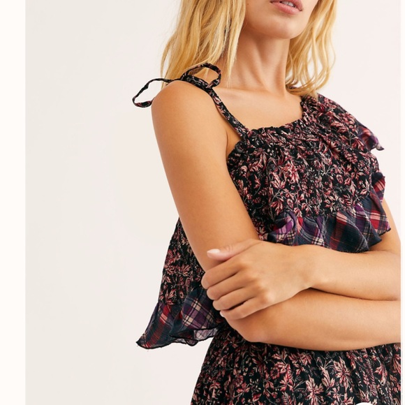 Free People Black Combo Maxi Dress - Picture 3 of 9